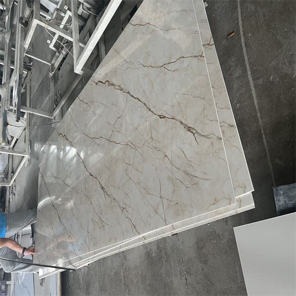 High Glossy UV Coating PVC Marble Board